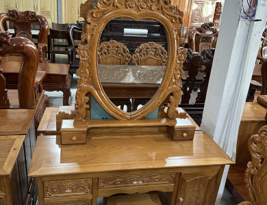 Bàn Trang Điểm ( gỗ Gõ MS1)