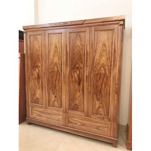 Tủ Quần Áo 4 Cánh ( Hương Xám )